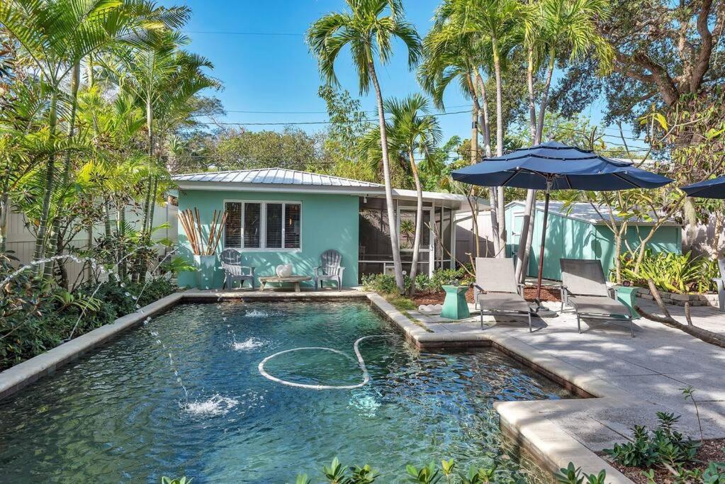 Art Deco Apt W Pool One Mile To Beach Pets Welcome Lake Worth Beach Exterior foto